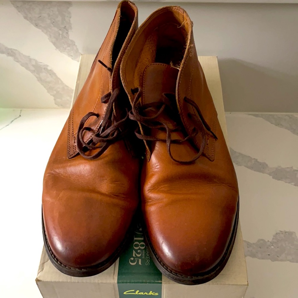 EUC Clark Men’s Brown Boots